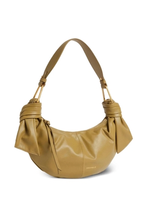 Coccinelle Furoshiki leather small shoulder bag - Neutrals