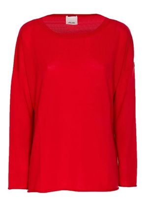 Allude long-sleeve sweater - Red