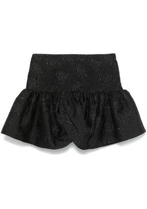 ROTATE BIRGER CHRISTENSEN jacquard mini skirt - Black