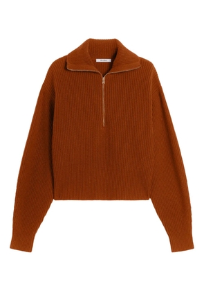Max Mara zip-detail sweater - Brown