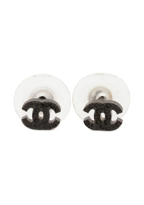CHANEL Pre-Owned 2009 CC earrings - Black