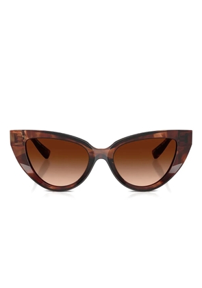 Dolce & Gabbana Eyewear cat-eye acetate sunglasses - Brown