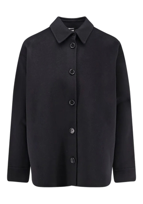ASPESI buttoned classic-collar jacket - Black