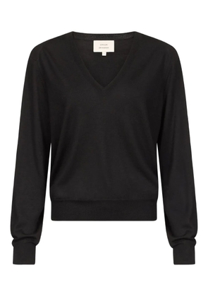 LouLou de Saison Julio V-neck cashmere sweater - Black