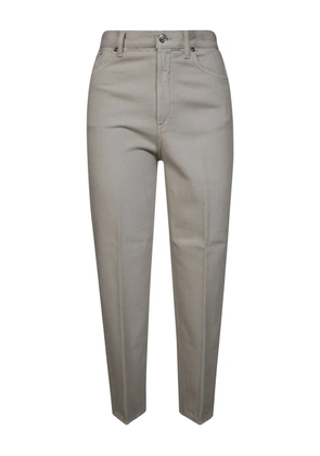 DONDUP pressed-crease trousers - Neutrals