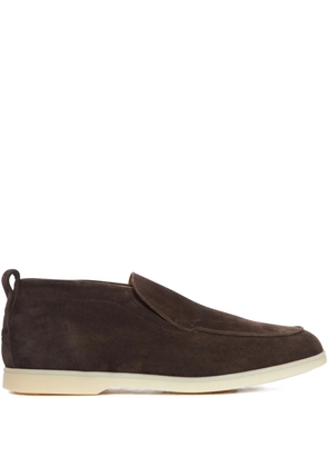 Henderson Baracco suede slip-on sneakers - Brown