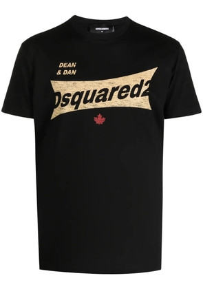 DSQUARED2 logo-print cotton T-shirt - Black