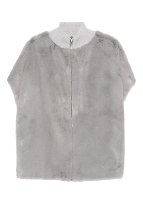 Le Tricot Perugia zip-up fleece jacket - Grey