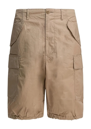 BEAMS PLUS cargo-pocket cotton shorts - Brown