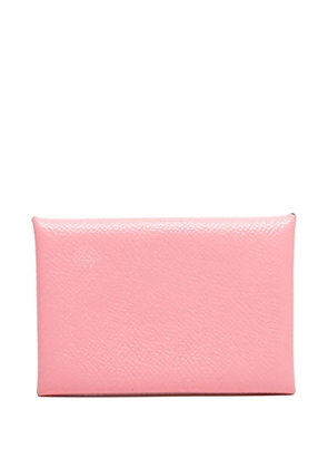 Hermès Pre-Owned 2023 Calvi coin holder - Pink
