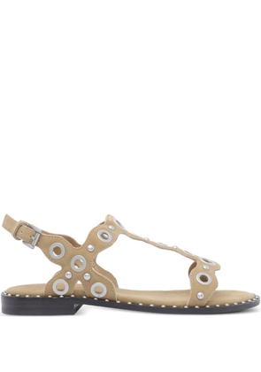 Ash Pop eyelet-embellished buckle sandals - Neutrals