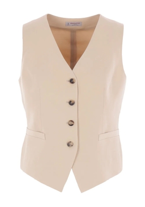 Alberto Biani single-breasted vest - Neutrals