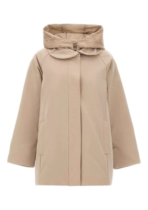 ELENA MIRO` layering down jacket - Neutrals