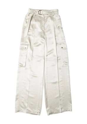 Muller Of Yoshiokubo Glitter cargo trousers - White