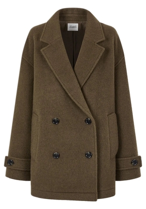 TOMBOY double-breasted coat - Brown