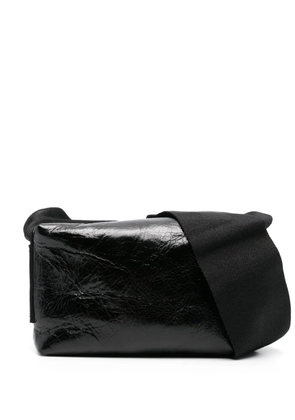 Uma Wang leather cross body bag - Black