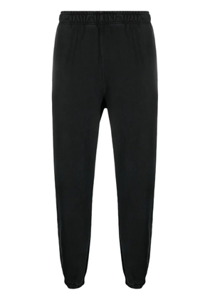 Paura logo-embellished cotton track pants - Black