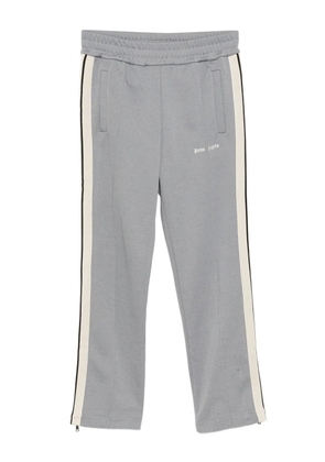 Palm Angels logo-embroidered trousers - Grey
