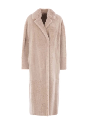 'S Max Mara shearling coat - Neutrals