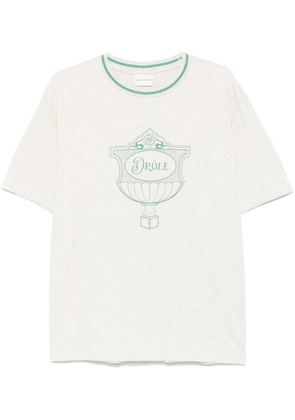 Drôle De Monsieur Le T-shirt Drôle Cup T-shirt - Grey