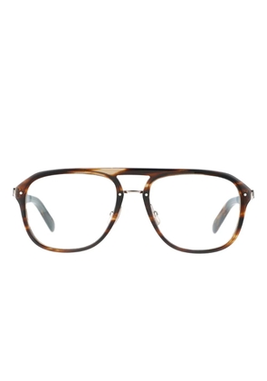 Yellows Plus Stan round glasses - Brown