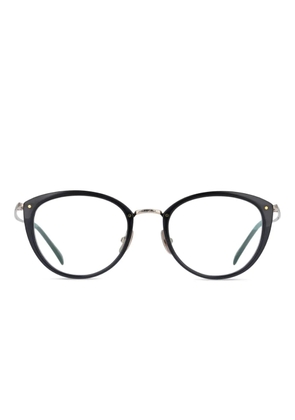 Yellows Plus Loraine round-frame glasses - Black