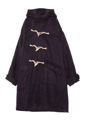 Yoshiokubo hooded toggle coat - Black