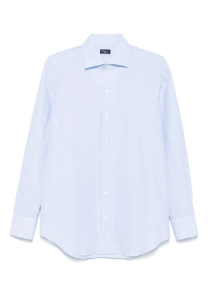 Finamore 1925 Napoli micro-pattern shirt - Blue
