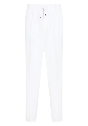 Brunello Cucinelli tapered-leg trousers - White
