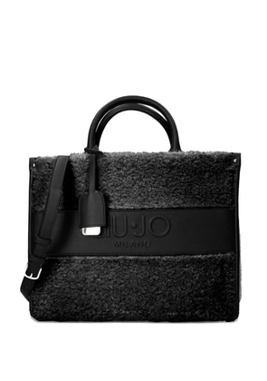 LIU JO logo-embossed tote bag - Black
