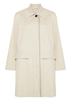 Thom Browne cotton trench coat - Neutrals