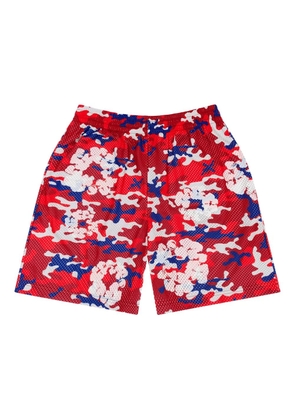 Denim Tears camo wreath mesh shorts - Red