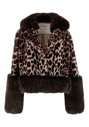 UNCOMMON leopard-print jacket - Brown