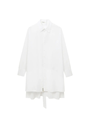Yohji Yamamoto high-low shirt - White