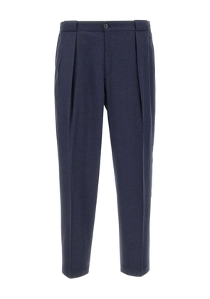 Briglia 1949 PortobelloS pleated button-fastening trousers - Blue
