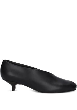 Vicini square-toe kitten-heel pumps - Black
