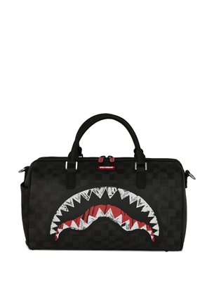 Sprayground checkerboard-pattern holdall - Black