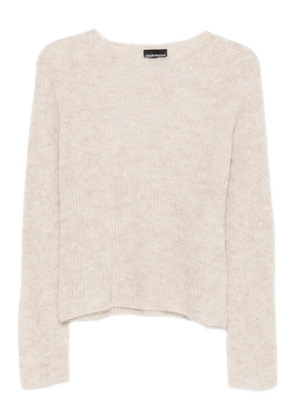 Emporio Armani crew-neck sweater - Neutrals