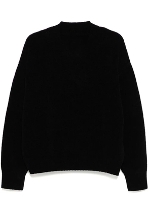 TEAM WANG design Choices V-neck jumper - Black
