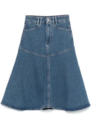 PAIGE Alice midi skirt - Blue