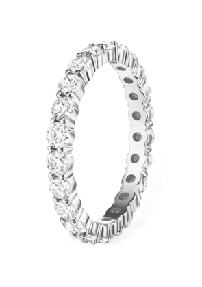 Melissa Kaye 18K white gold Sadie Eternity Band ring - Silver
