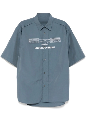 Undercover graphic-print shirt - Blue