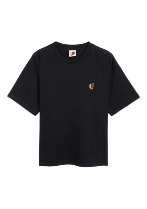 Sky High Farm embroidered fruit-logo T-shirt - Black