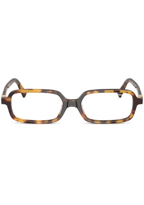 Miu Miu Eyewear rectangle-frame sunglasses - Brown