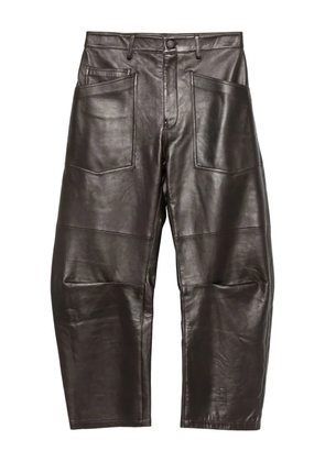 Nili Lotan Shon palazzo trousers - DARK BROWN DBR