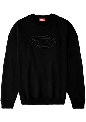 Diesel S-Mart-Bigoval sweatshirt - Black