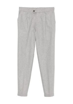Eleventy pleated-front trousers - Grey
