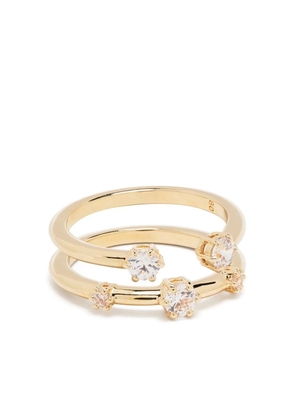Swarovski Contella ring (set of two) - Gold