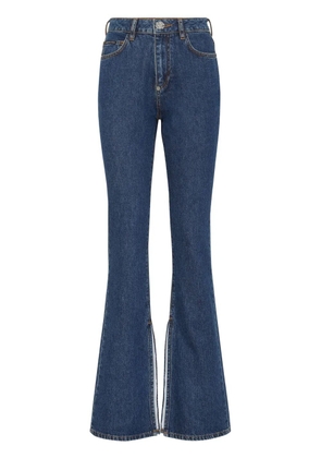 Philipp Plein high-waisted flared jeans - Blue