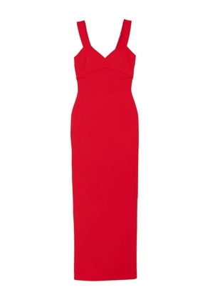 Solace London Nalani V-neck maxi dress - Red